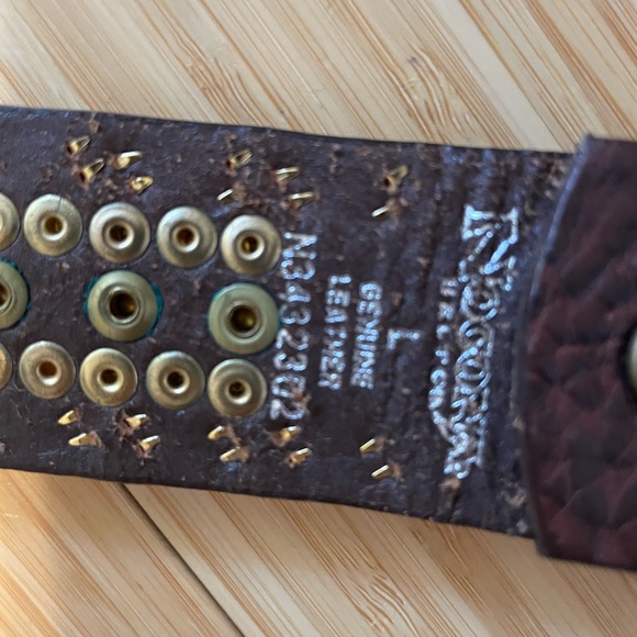 SOLD Nocona rhinestone belt - Picture 3 of 3